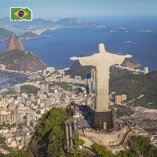 Data Simkaart Brazilië - Onbeperkt (7 dagen)