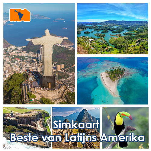 [BESTLATAM_25GB_30D] Datasimkaart Beste van Latijns-Amerika - 25 GB