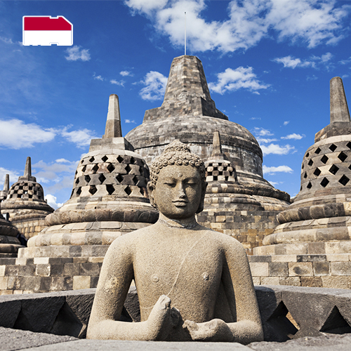 [SIM_8988_INDONESIA_3GB_15D] Data Simkaart Indonesië - 3GB