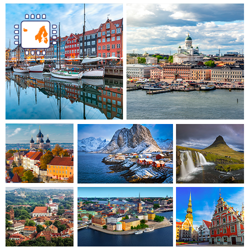[SCANDINAVIA_10GB_30D] eSIM Scandinavië & Balticum - 10GB