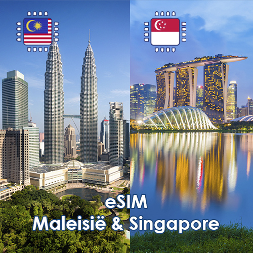 [MYS_SGP_3GB_15D] eSIM Maleisië & Singapore - 3GB